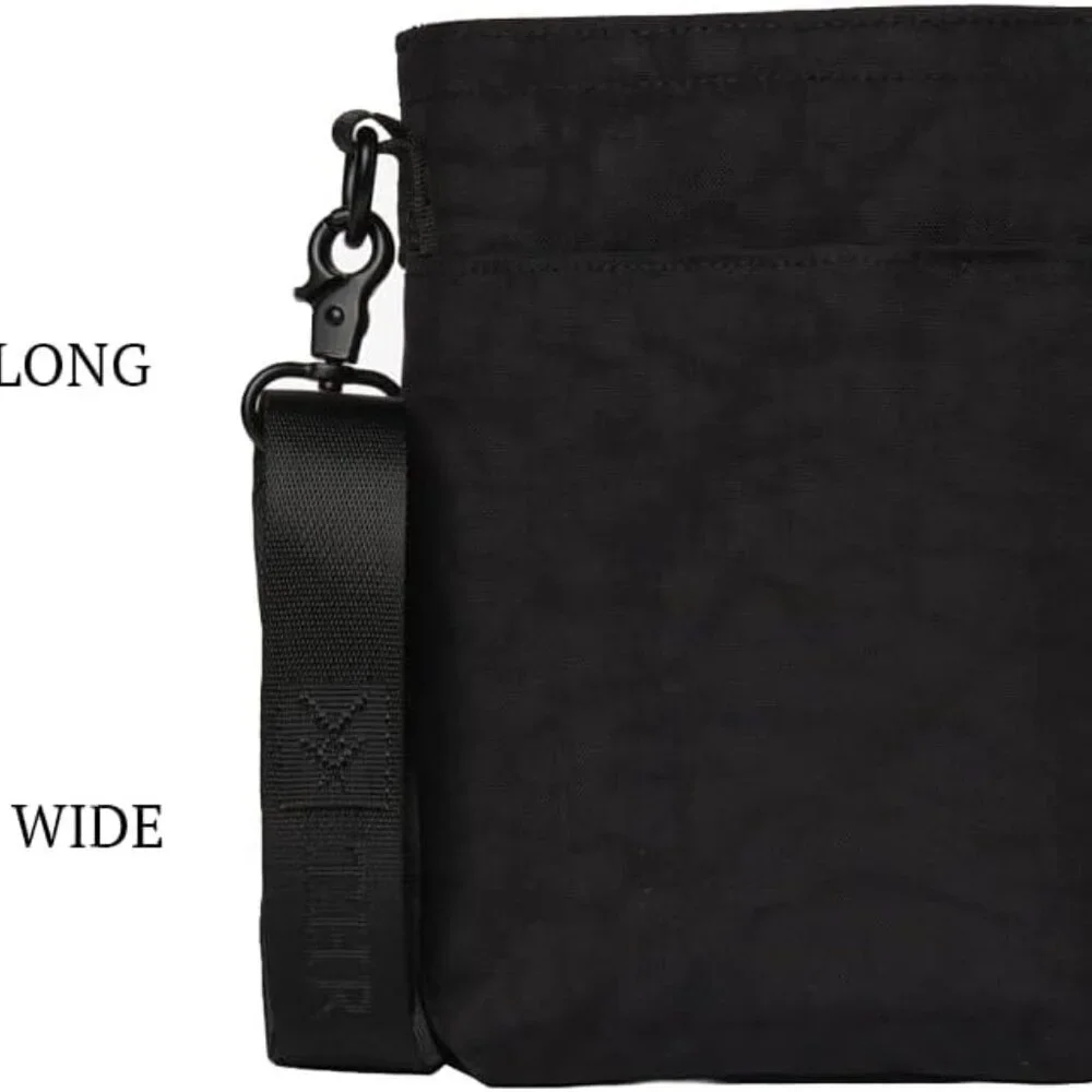 Mini Sling Bag Unisex Zip Compact Purse for Travel and Casual Use